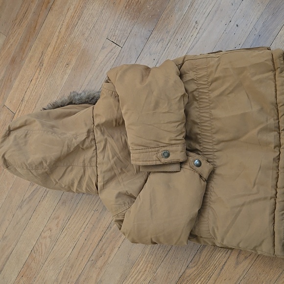 2T Carter's tan parka coat - Picture 2 of 2
